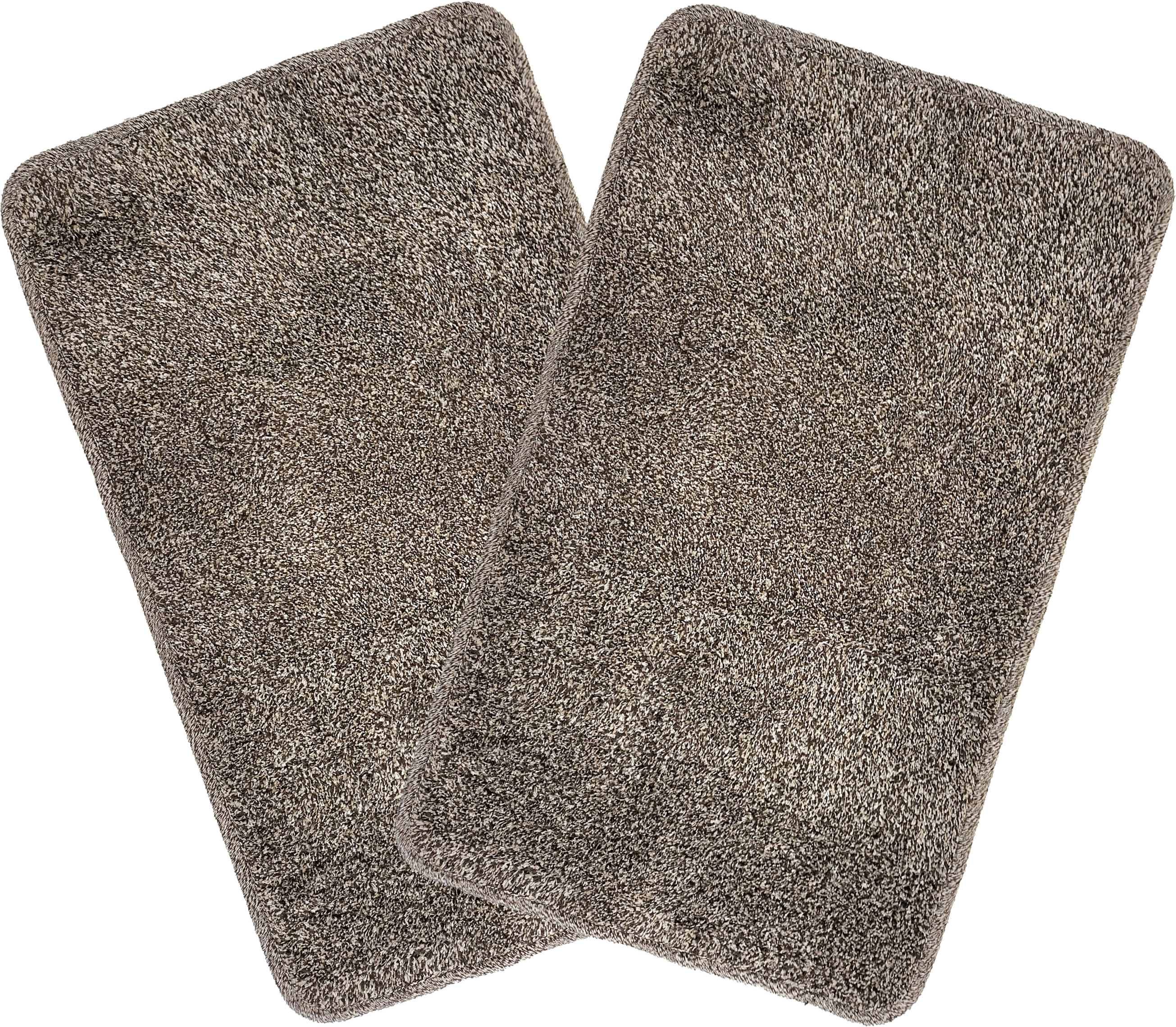 MatWorks Set of 2 Anti-skid Polyester Door Mat ( 75 X 45 cm ) Brown MatWorks Set of 2 Anti-skid Polyester Door Mat ( 75 X 45 cm ) Brown