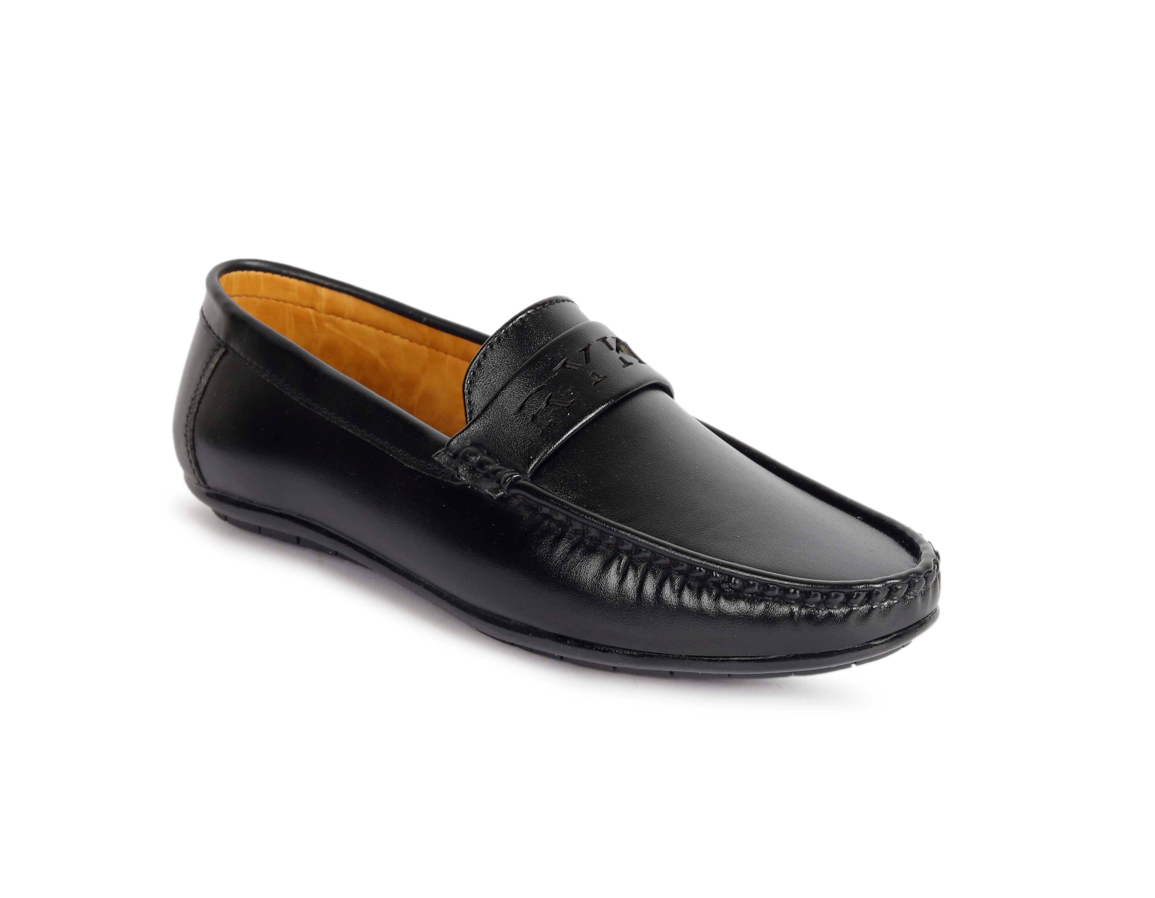     			RYKO Black Men's Slip on