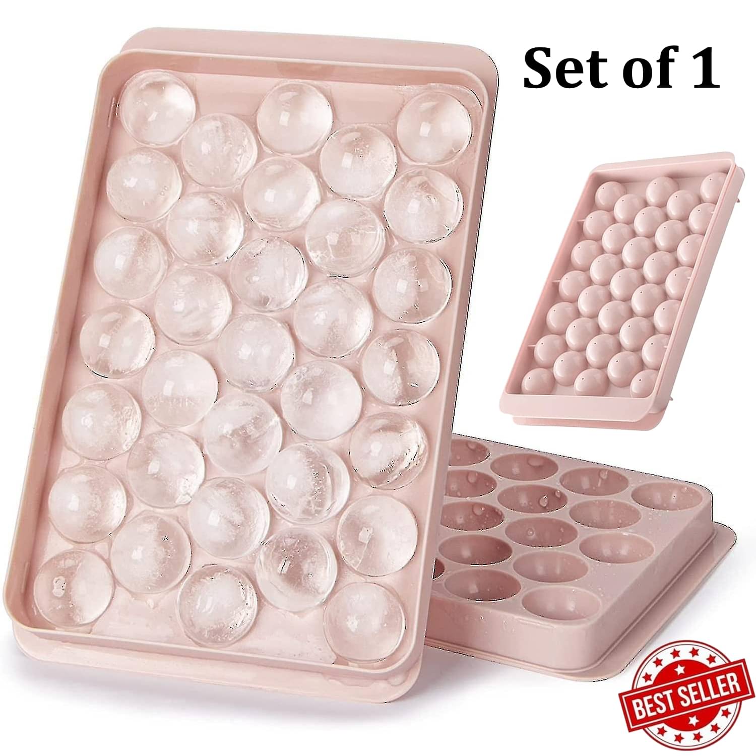     			Stysol Ice Tray  Pink 1 Pcs