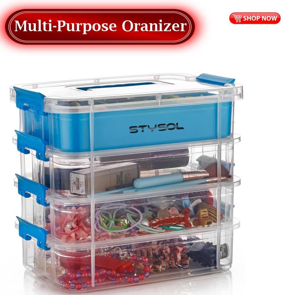     			Stysol Multi-Purpose Box  Plastic Multicolor Multi-Purpose Container ( Set of 1 )