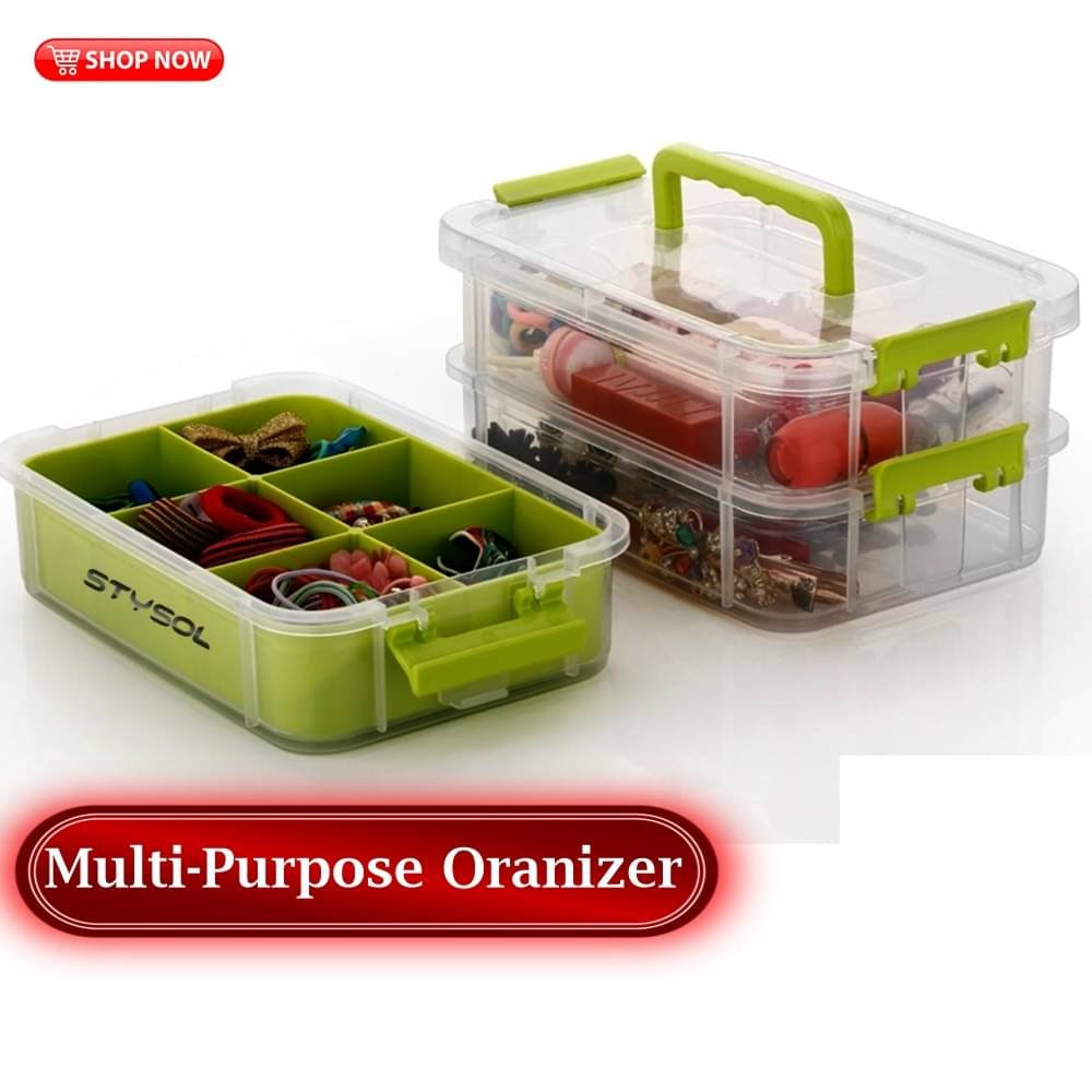     			Stysol Multi-Purpose Box  Plastic Multicolor Multi-Purpose Container ( Set of 1 )