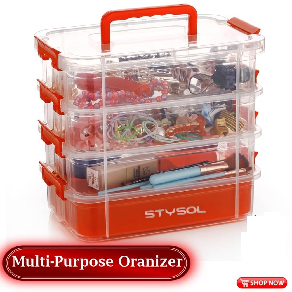     			Stysol Multi-Purpose Box  Plastic Multicolor Multi-Purpose Container ( Set of 1 )