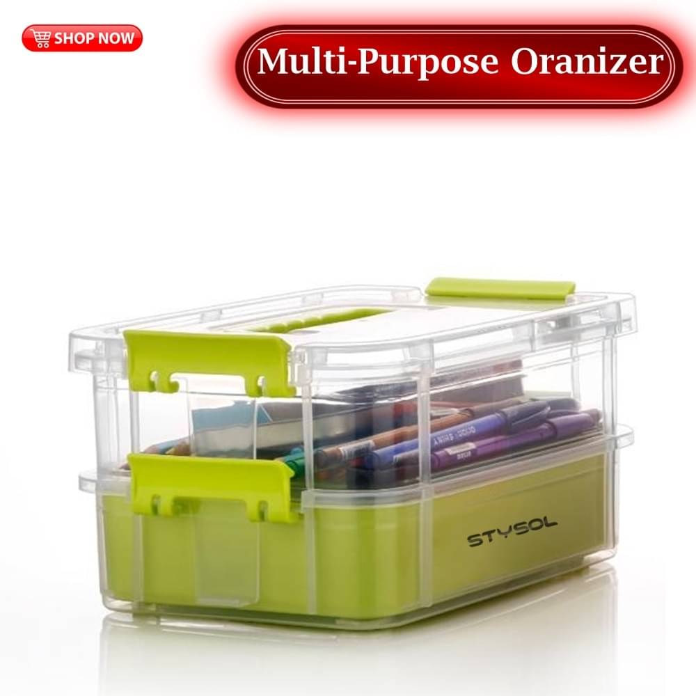     			Stysol Multi-Purpose Box  Plastic Multicolor Multi-Purpose Container ( Set of 1 )