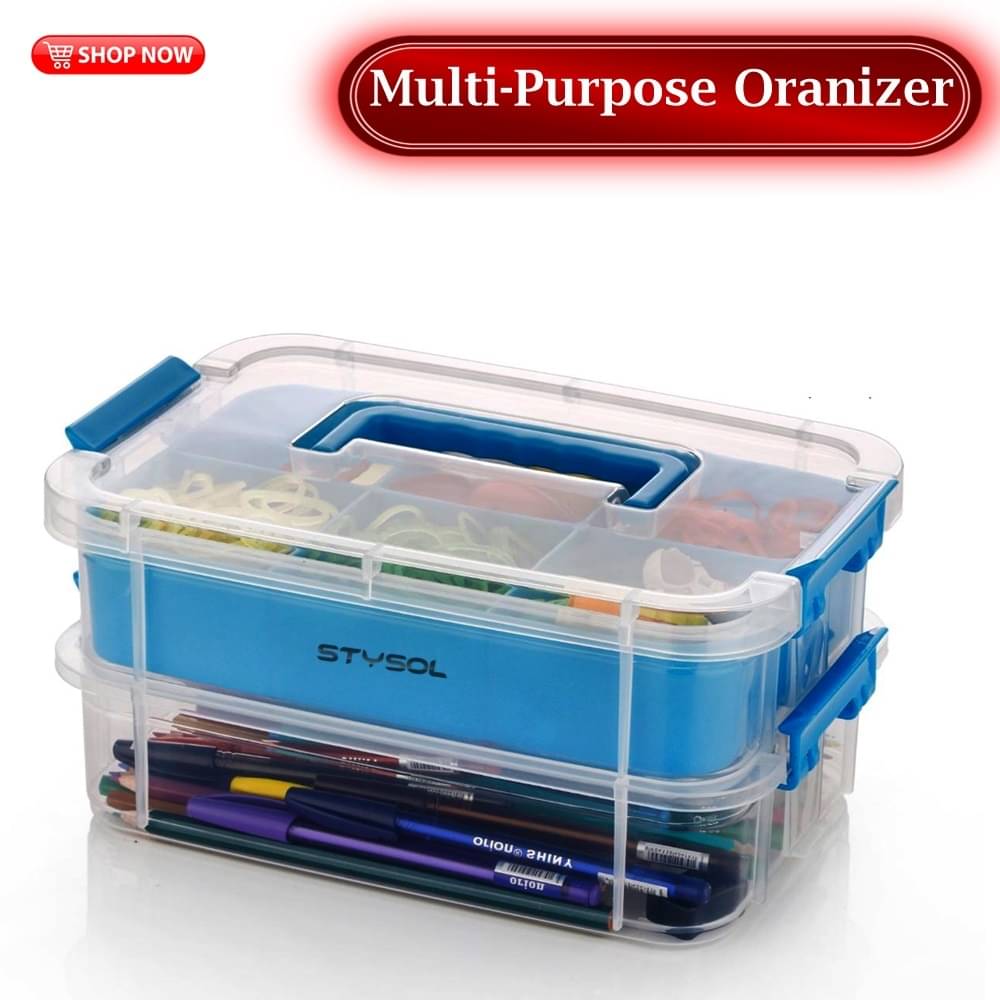     			Stysol Multi-Purpose Box  Plastic Multicolor Multi-Purpose Container ( Set of 1 )