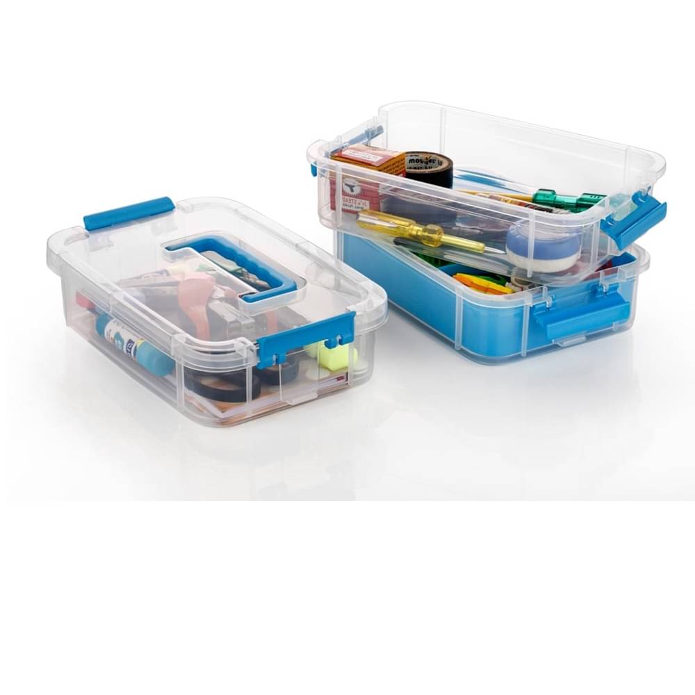Stysol Multi-Purpose Box Plastic Multicolor Multi-Purpose Container ( Set of 1 ) Stysol Multi-Purpose Box Plastic Multicolor Multi-Purpose Container ( Set of 1 )