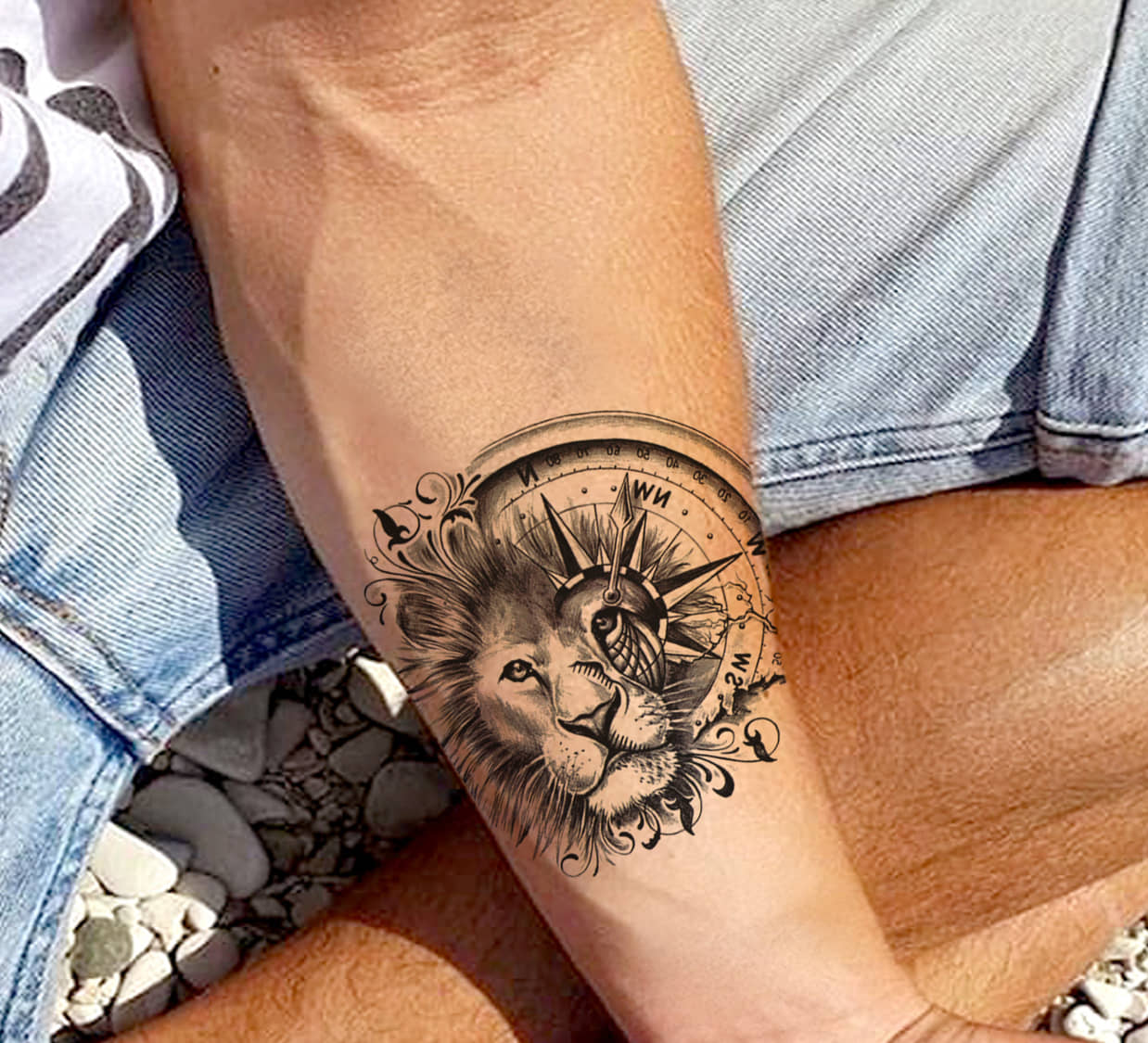 The Canvas Arts Realistic Look Waterproof Temporary Tattoo Sticker Body Tattoo