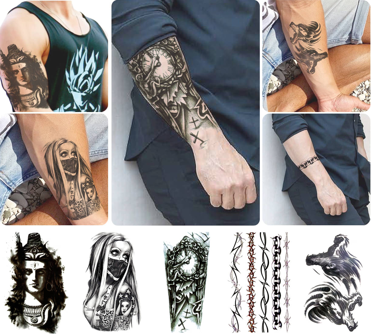     			The Canvas Arts Temporary Body Tattoo