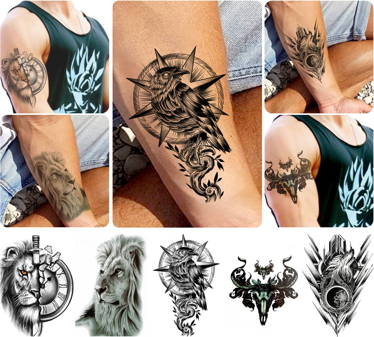     			The Canvas Arts Temporary Body Tattoo