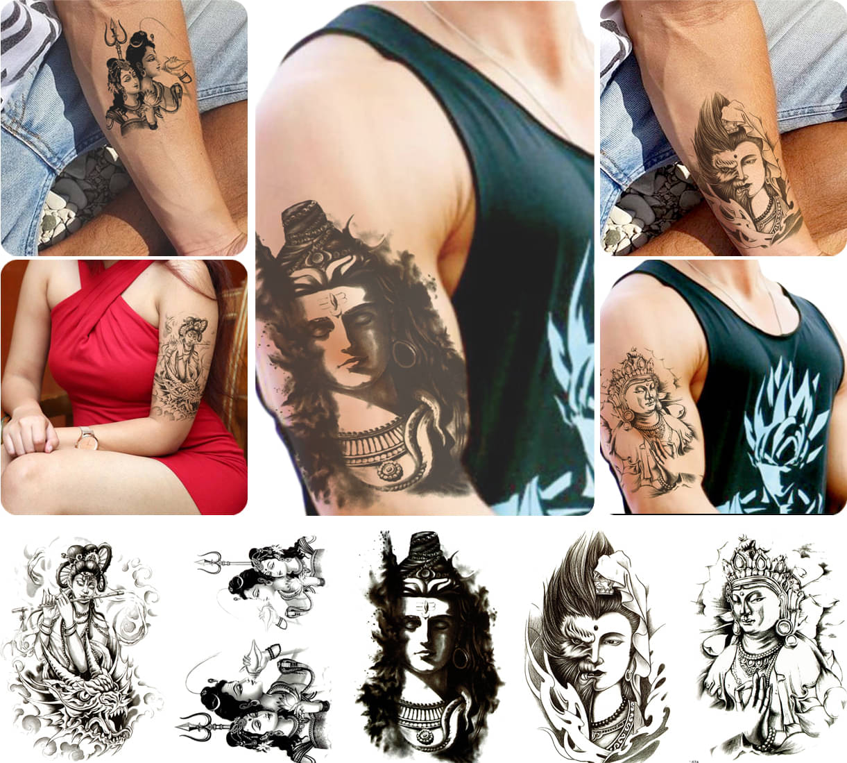 The Canvas Arts Temporary Body Tattoo The Canvas Arts Temporary Body Tattoo