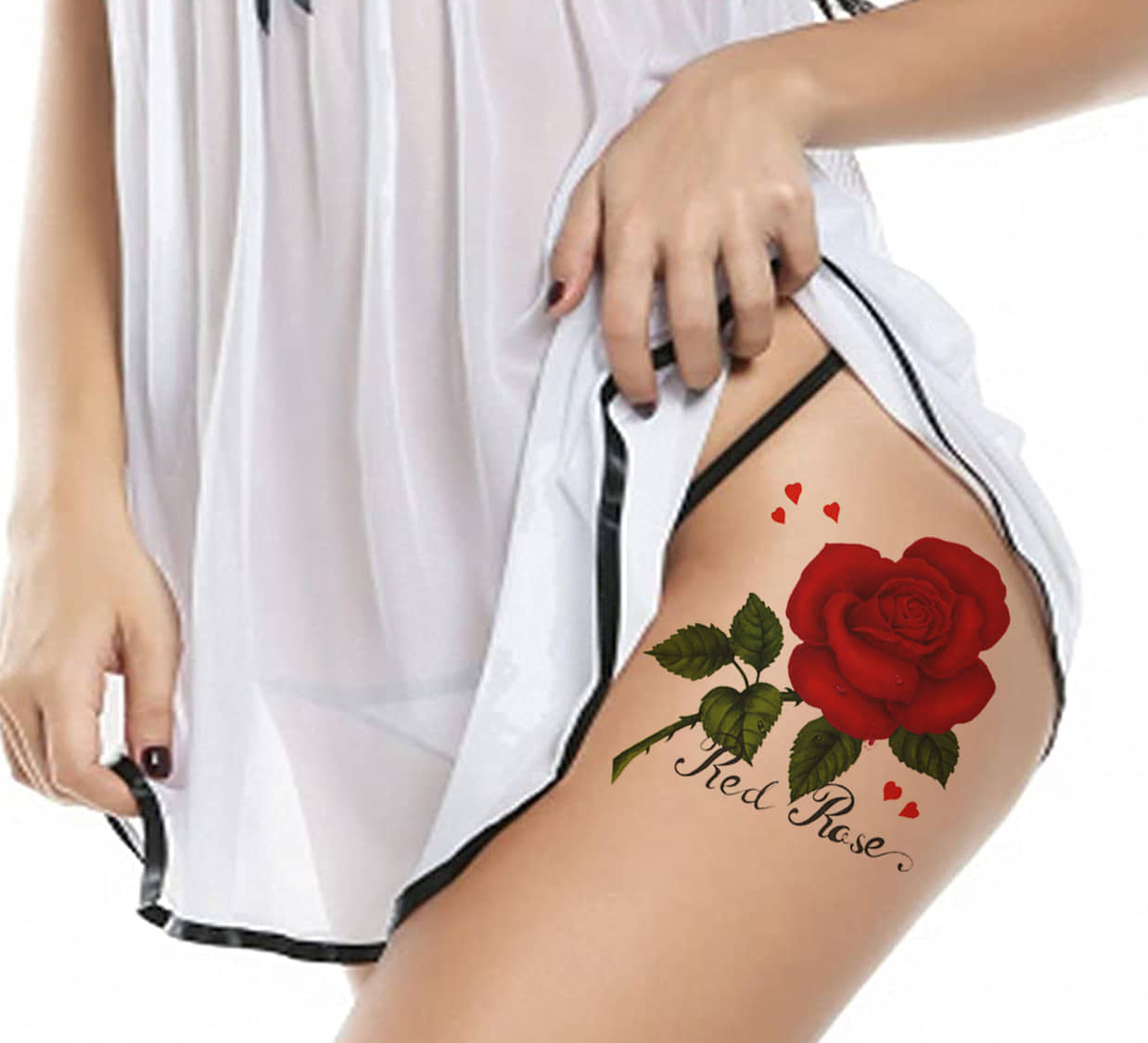 The Canvas Arts Honeymoon Realistic Look Temporary Tattoo Adults Body Tattoo
