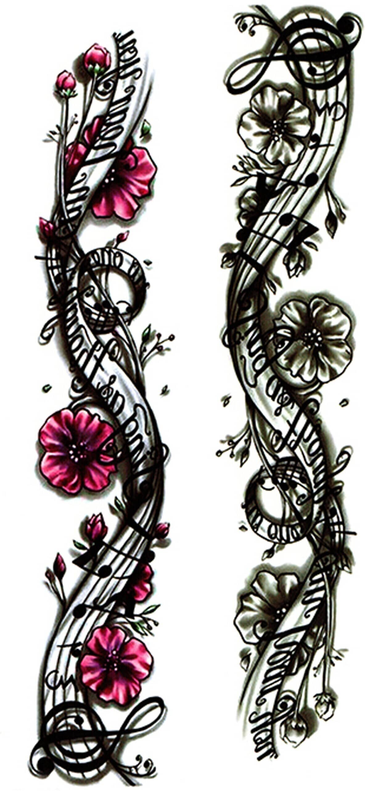 The Canvas Arts Realistic Look Waterproof Temporary Tattoo Sticker Body Tattoo