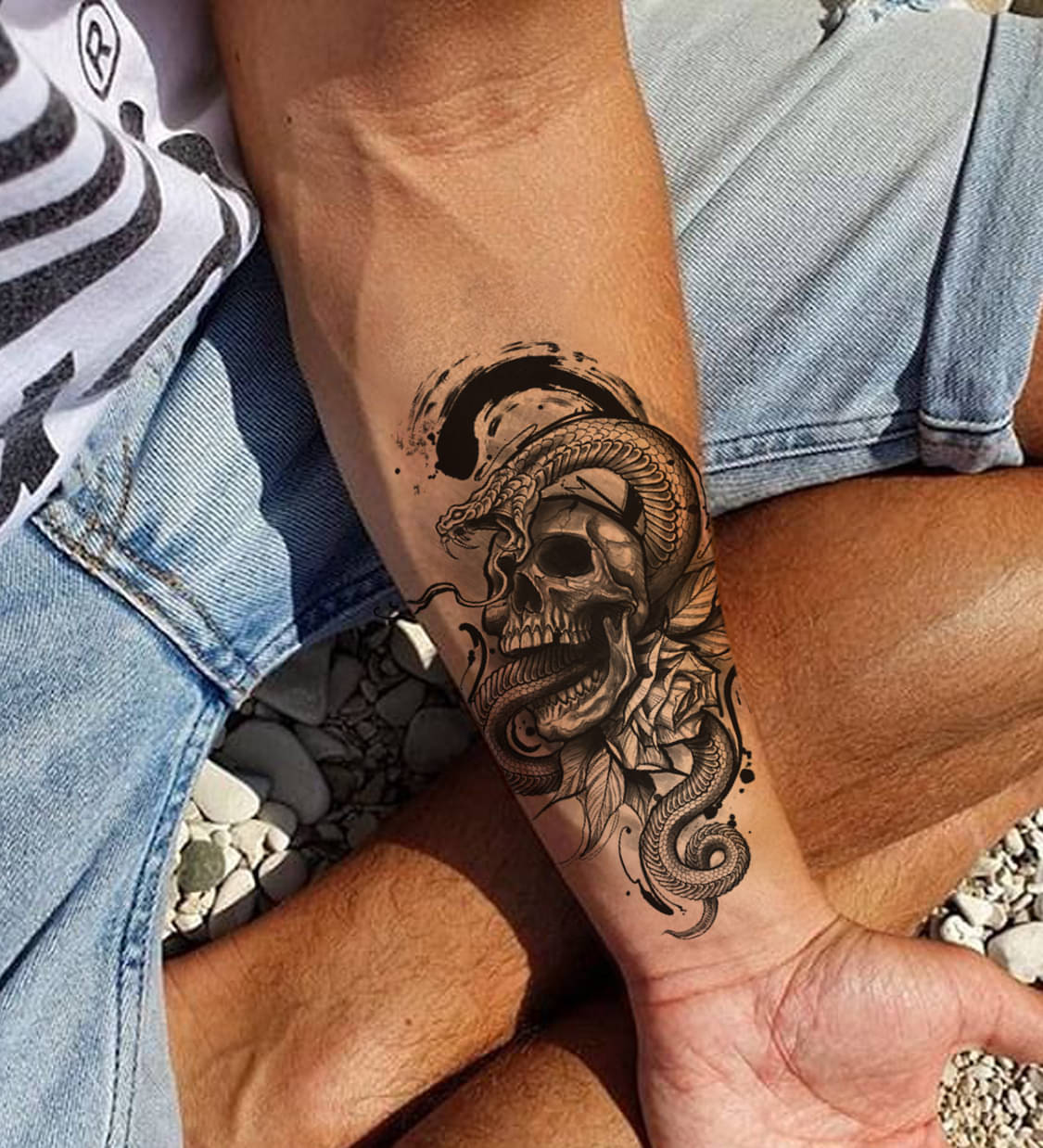 The Canvas Arts Temporary Body Tattoo The Canvas Arts Temporary Body Tattoo