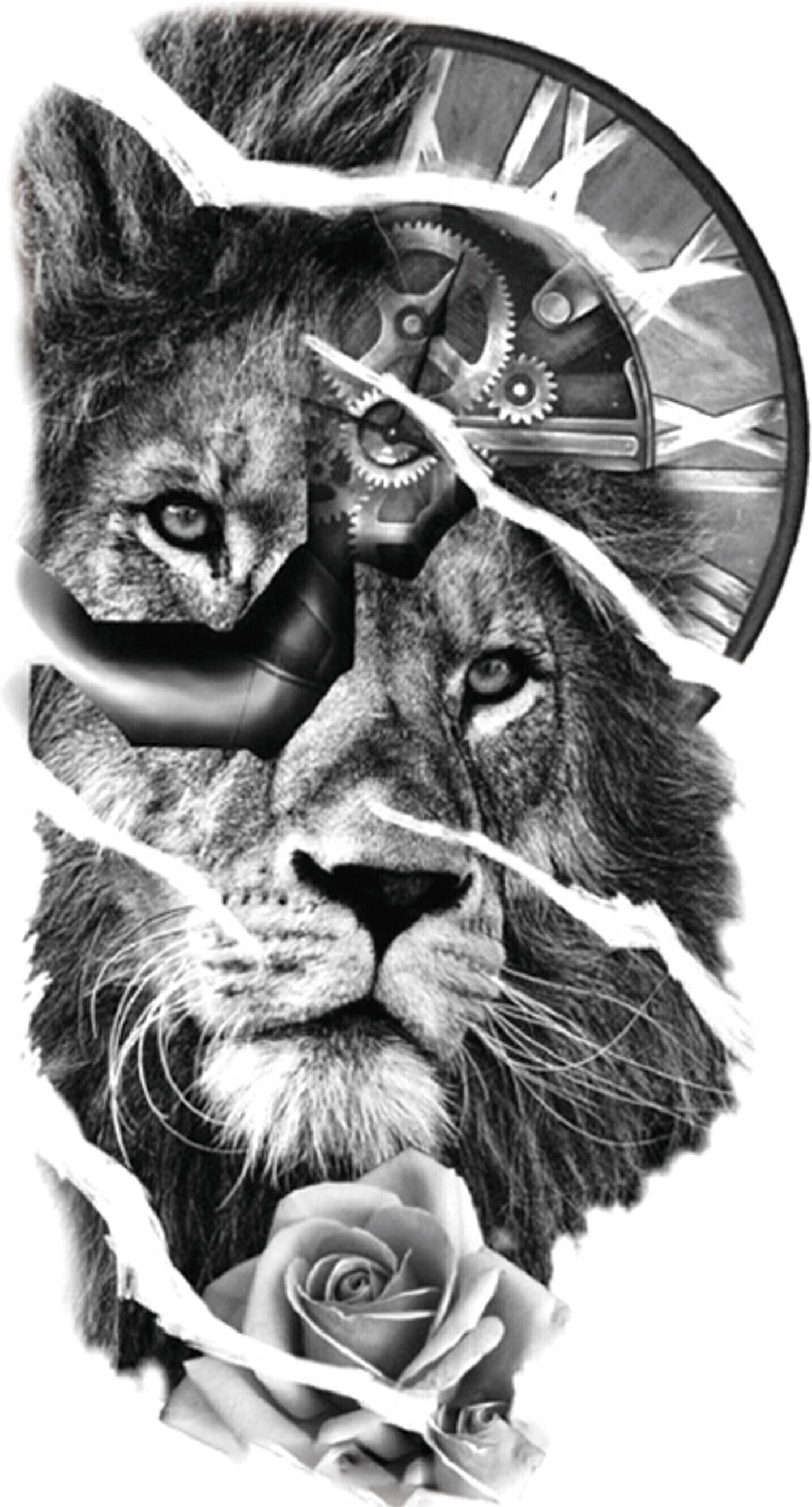 The Canvas Arts Realistic Look Waterproof Temporary Tattoo Sticker Body Tattoo