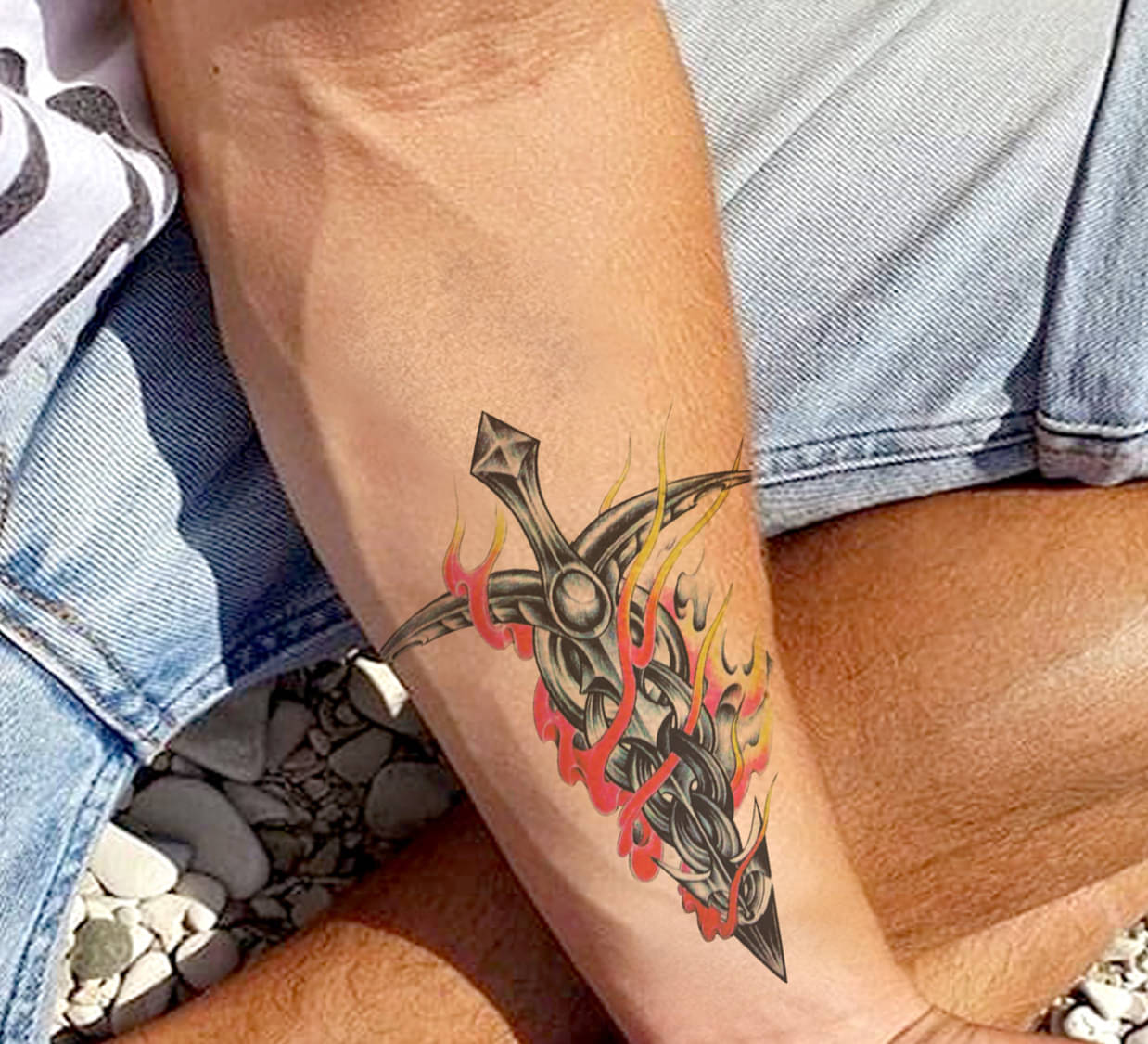 The Canvas Arts Temporary Body Tattoo     			The Canvas Arts Temporary Body Tattoo
