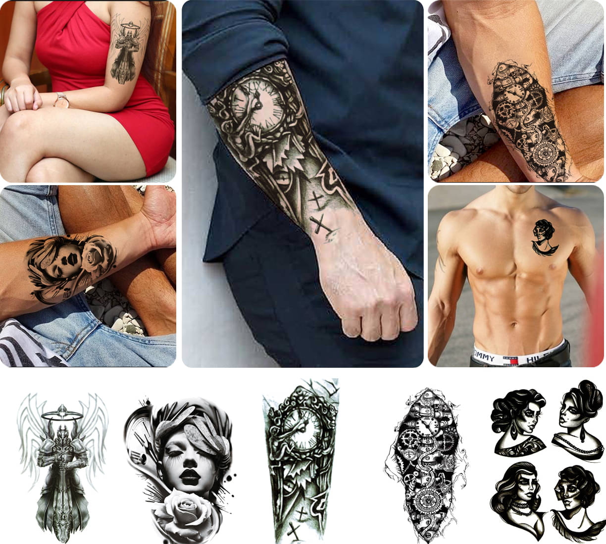 The Canvas Arts Temporary Body Tattoo The Canvas Arts Temporary Body Tattoo