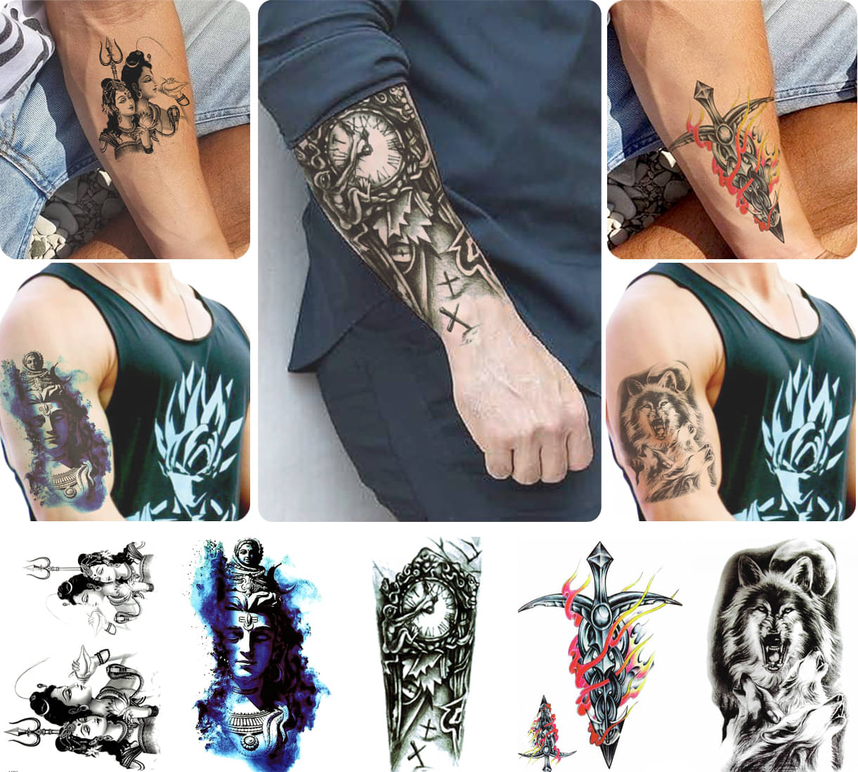     			The Canvas Arts Temporary Body Tattoo