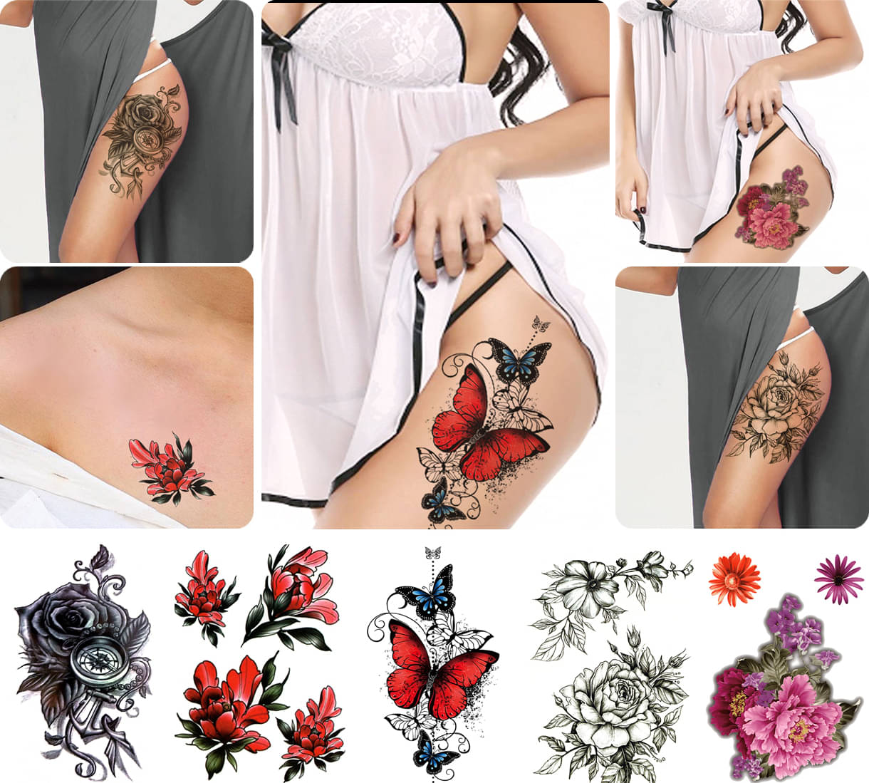 The Canvas Arts Temporary Body Tattoo The Canvas Arts Temporary Body Tattoo