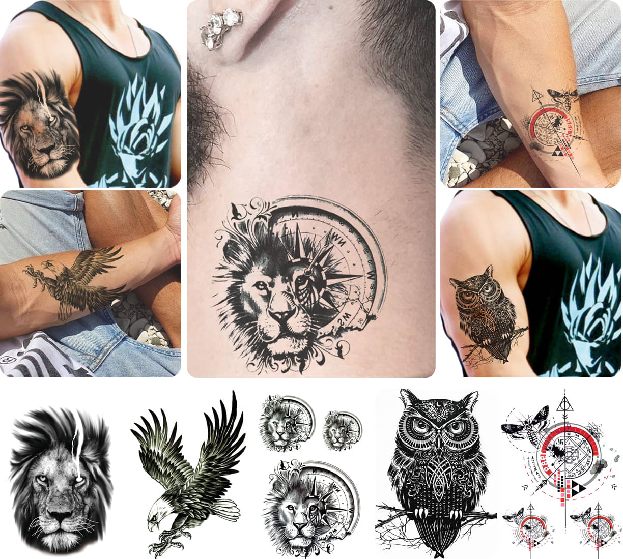 The Canvas Arts Temporary Body Tattoo The Canvas Arts Temporary Body Tattoo
