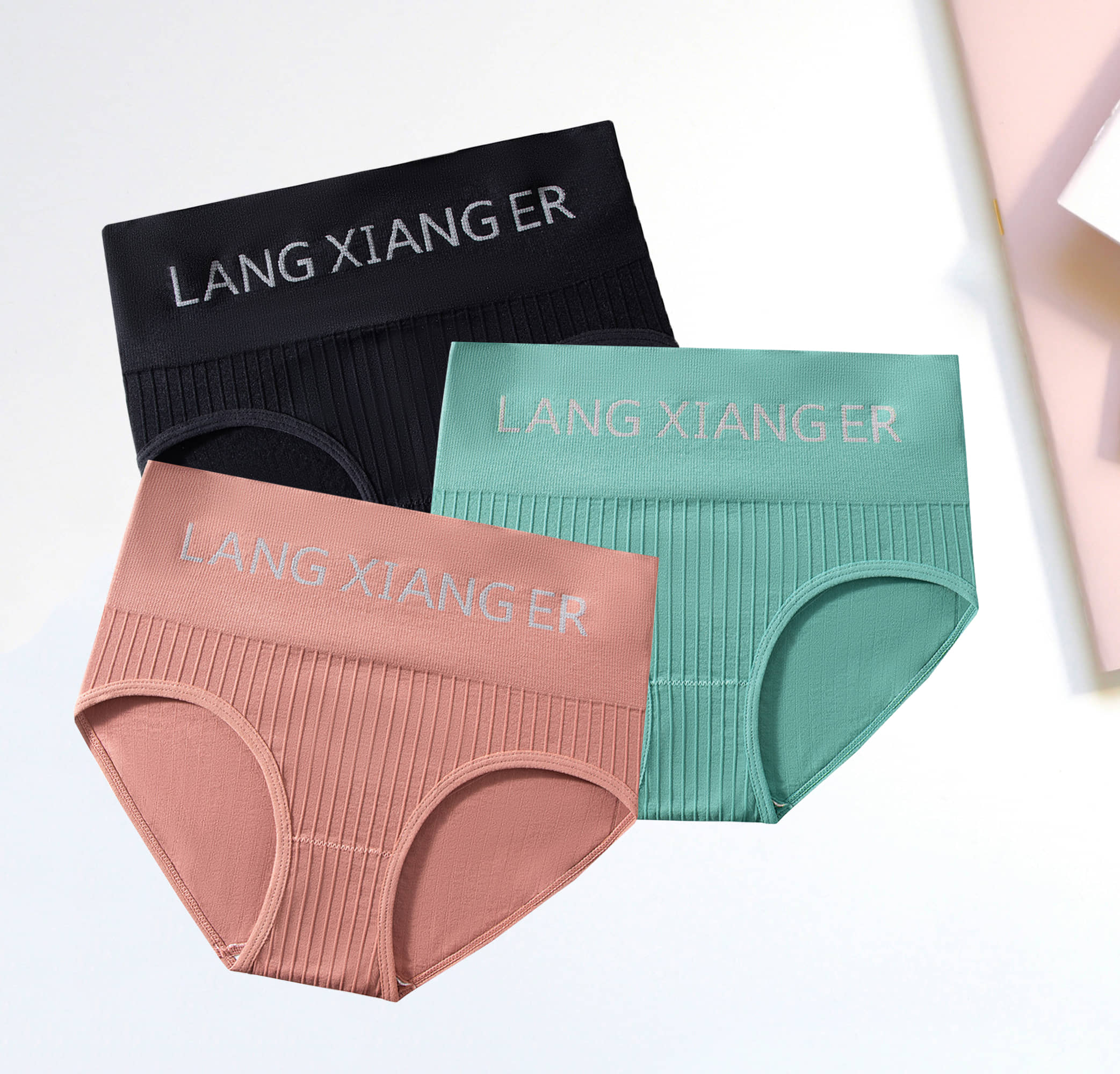 3Mads Pack of 3 Nylon Hipster For Women ( Multicolor7 )