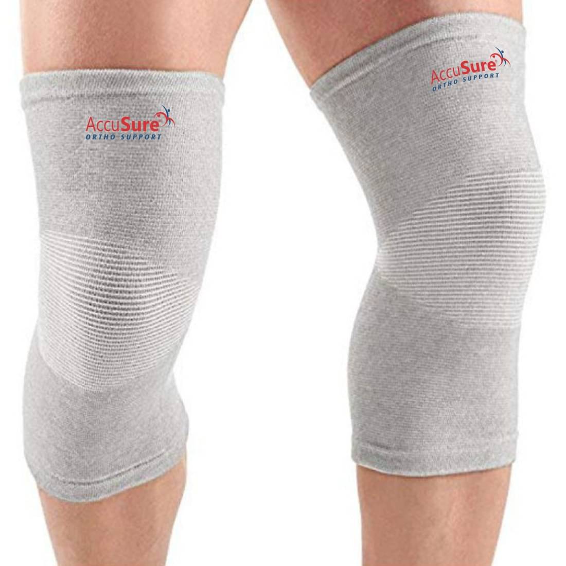ACCUSURE Grey Knee Support ( Pack of 1 ) ACCUSURE Grey Knee Support ( Pack of 1 )