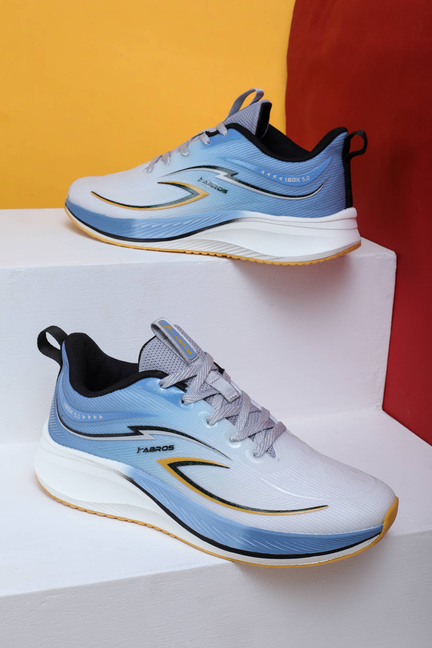     			Abros DEVIL Light Grey Men's Sports Running Shoes
