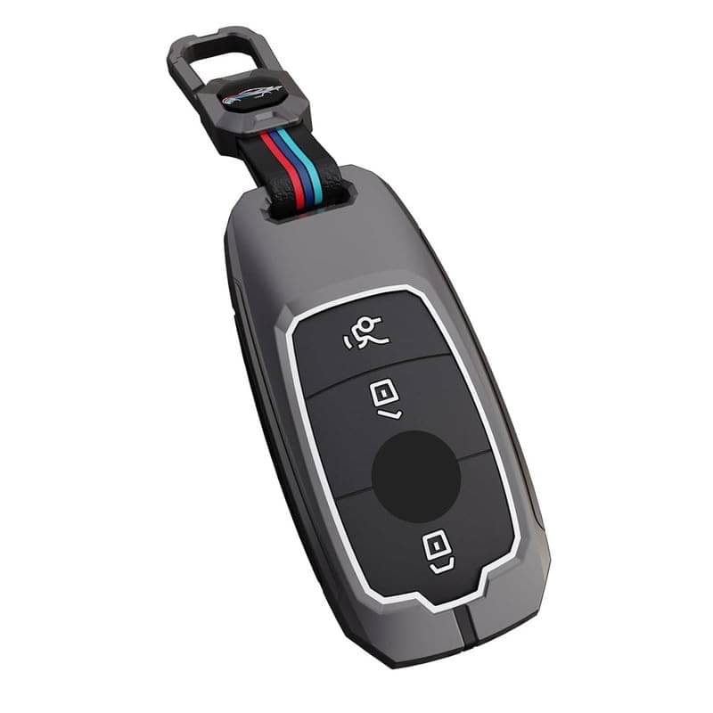 BKN Luxury Metal Soft Car Cover Key Shell with Keychain & Full Protection Compatible with Mercedes Benz: E-Class S-Class A-Class C-Class G-Class 2020 Onwards (3 Button New Smart Key)     			BKN Luxury Metal Soft Car Cover Key Shell with Keychain & Full Protection Compatible with Mercedes Benz: E-Class S-Class A-Class C-Class G-Class 2020 Onwards (3 Button New Smart Key)