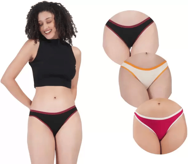 Bebron Pack of 3 Cotton Lycra Hipster For Women ( Multicolor10 ) Bebron Pack of 3 Cotton Lycra Hipster For Women ( Multicolor10 )