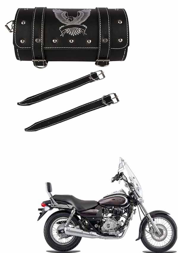     			BuddyBuzz One-side Black Leatherette Tool Bag Eagle For Bajaj Avenger 220 Cruise