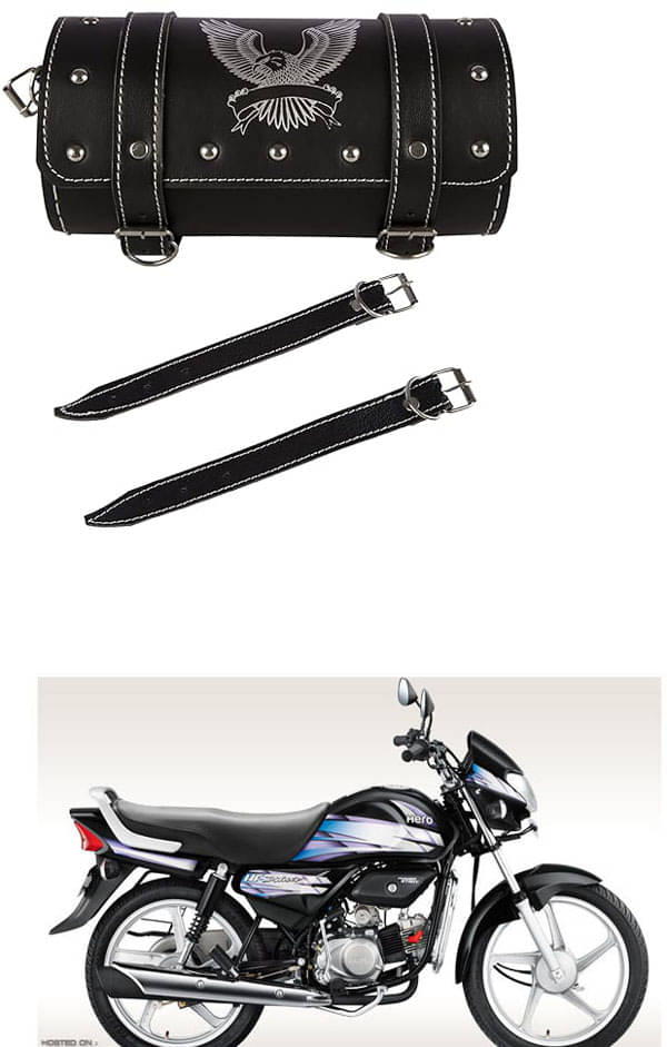     			BuddyBuzz One-side Black Leatherette Tool Bag Eagle For Hero HF Deluxe Eco