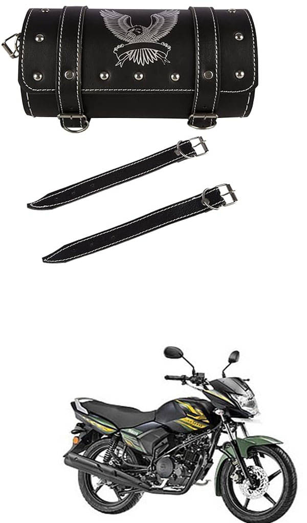     			BuddyBuzz One-side Black Leatherette Tool Bag Eagle For Yamaha Saluto