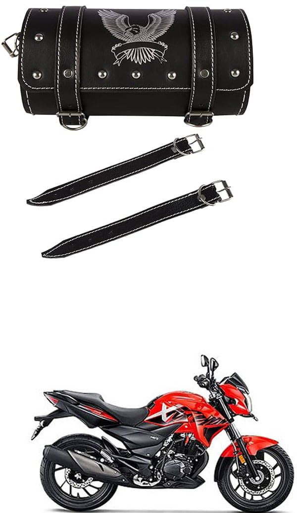 BuddyBuzz One-side Black Leatherette Tool Bag Eagle For Hero Xtreme 200R BuddyBuzz One-side Black Leatherette Tool Bag Eagle For Hero Xtreme 200R