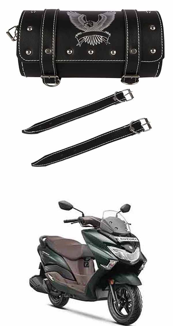 BuddyBuzz One-side Black Leatherette Tool Bag Eagle For Suzuki Burgman Street BuddyBuzz One-side Black Leatherette Tool Bag Eagle For Suzuki Burgman Street