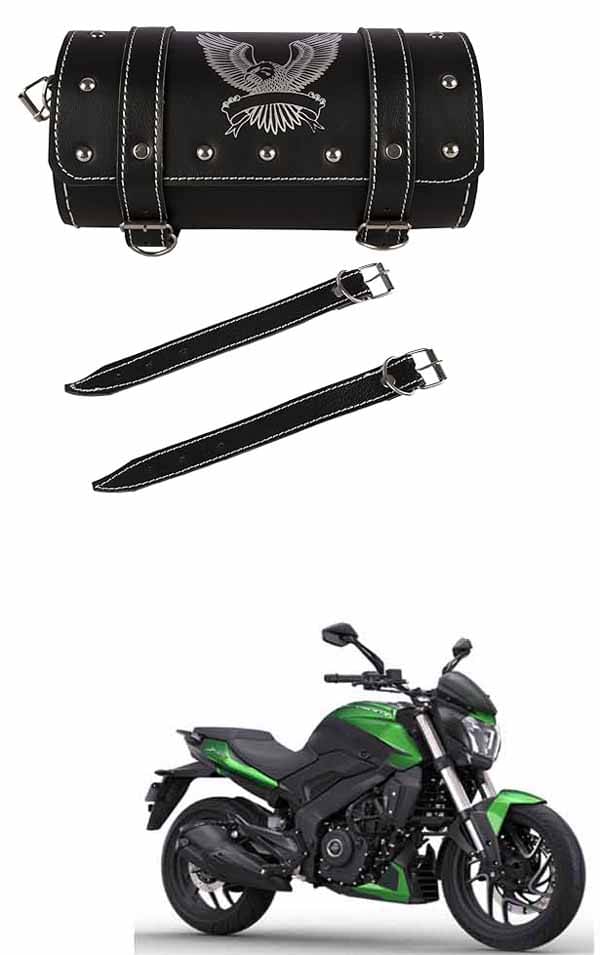     			BuddyBuzz One-side Black Leatherette Tool Bag Eagle For Bajaj Dominar