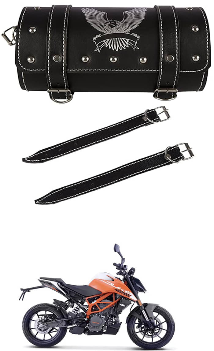     			BuddyBuzz One-side Black Leatherette Tool Bag Eagle For KTM 125 Duke