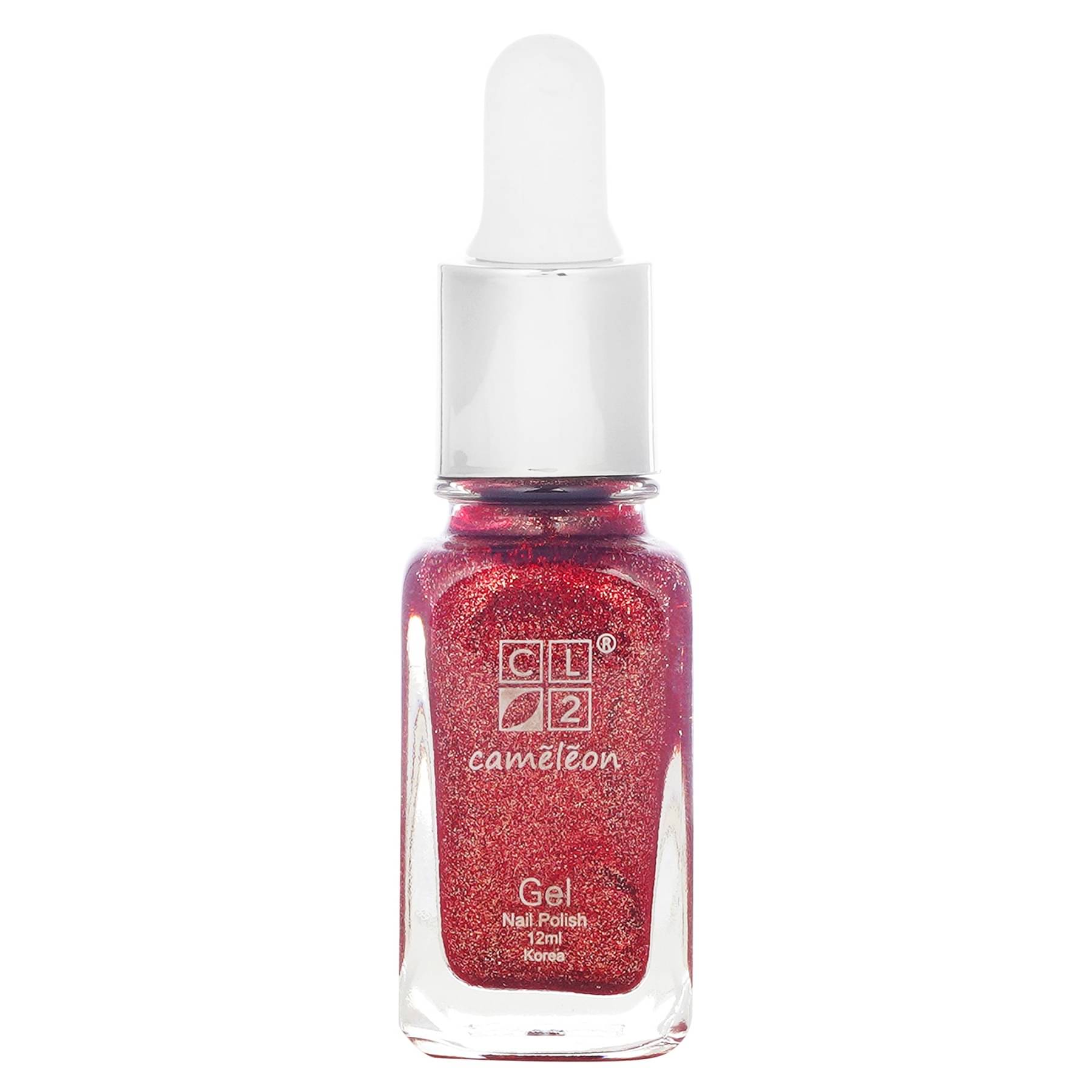     			Cameleon Red Glitter Nail Polish 12 ( Pack of 1 )