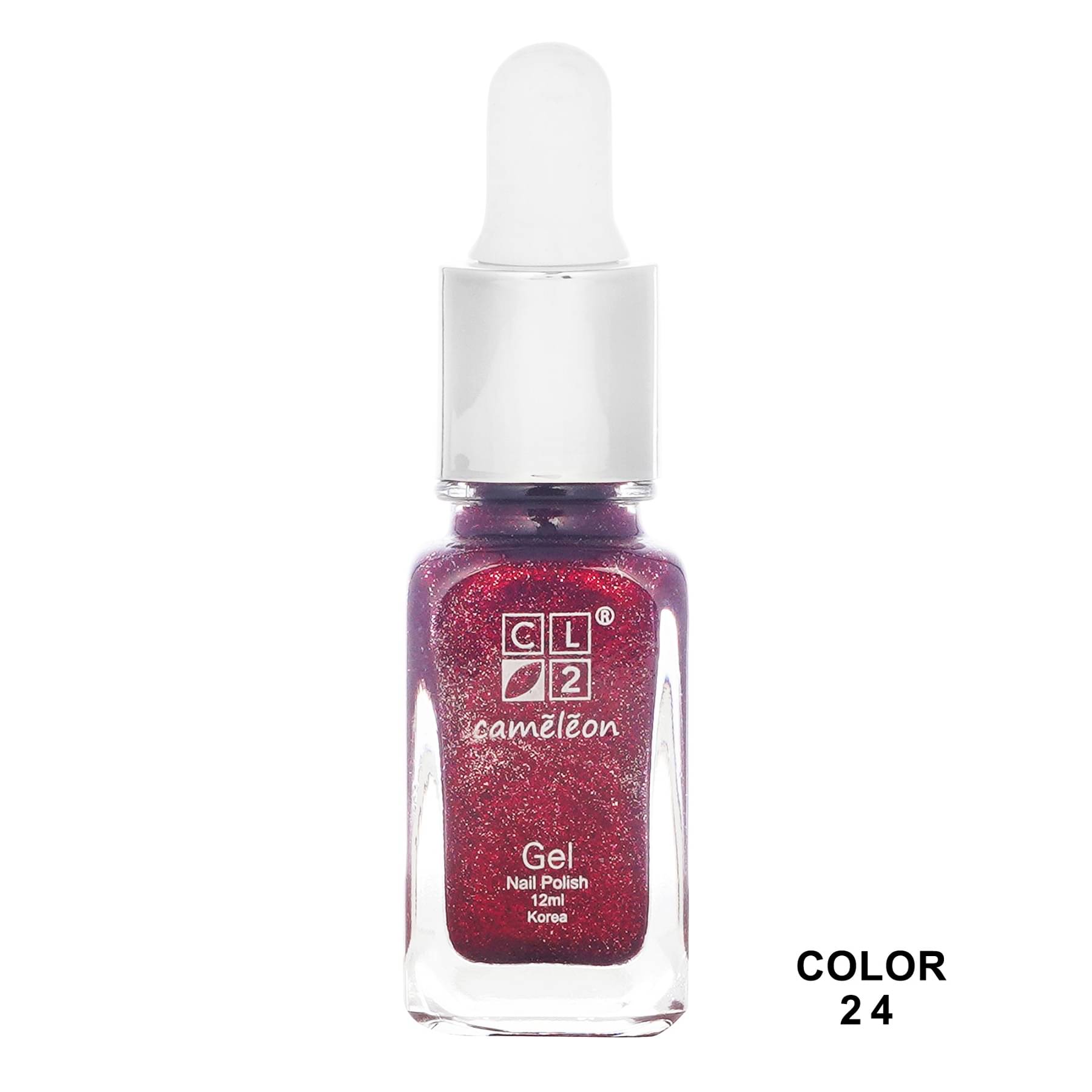    			Cameleon Red Nail Polish 12 ( Pack of 1 )