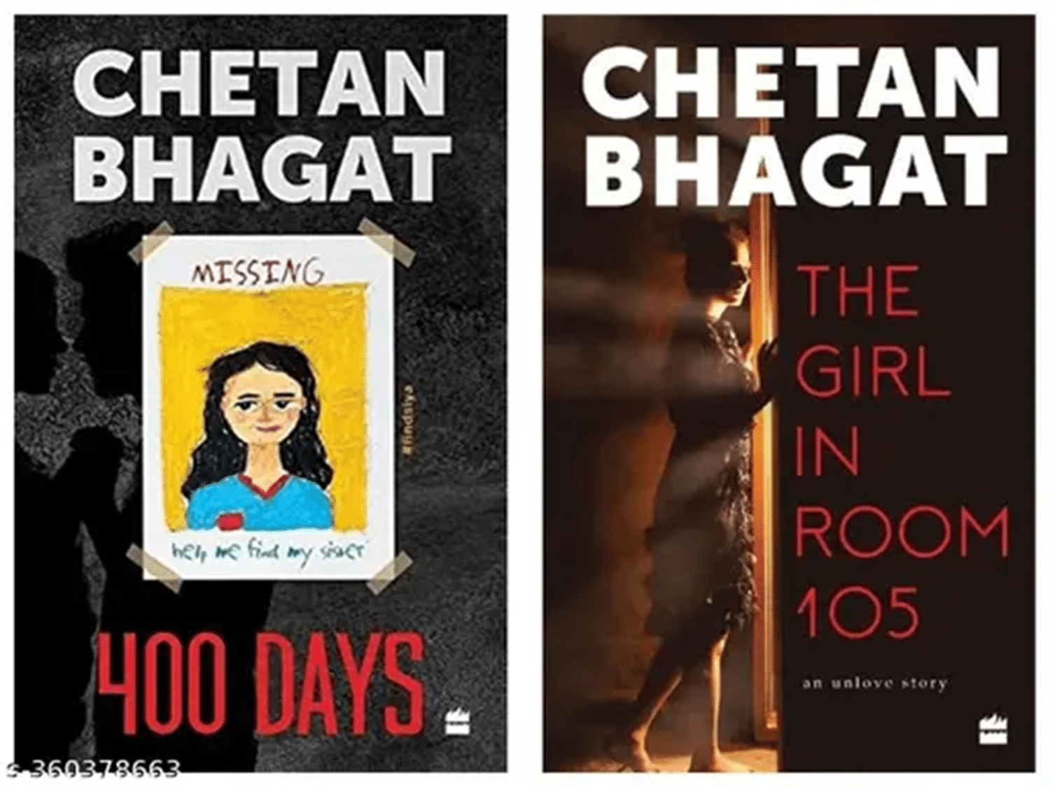    			Chetan bhagat 400 days &+The Girl in Room 105 Product Bundle