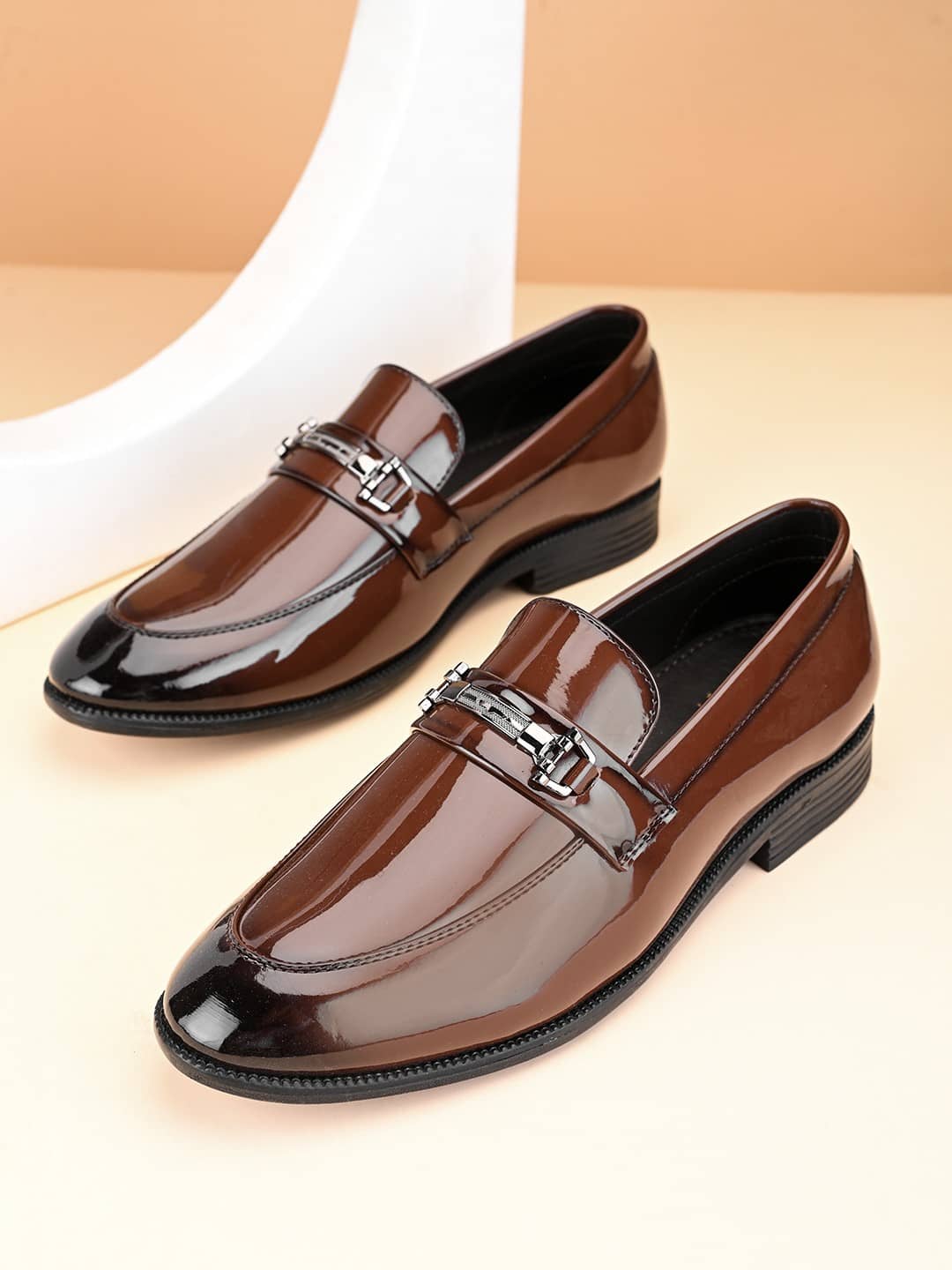 Fentacia Brown Men's Penny - Formal Shoes | Buy online on ZillyBuy