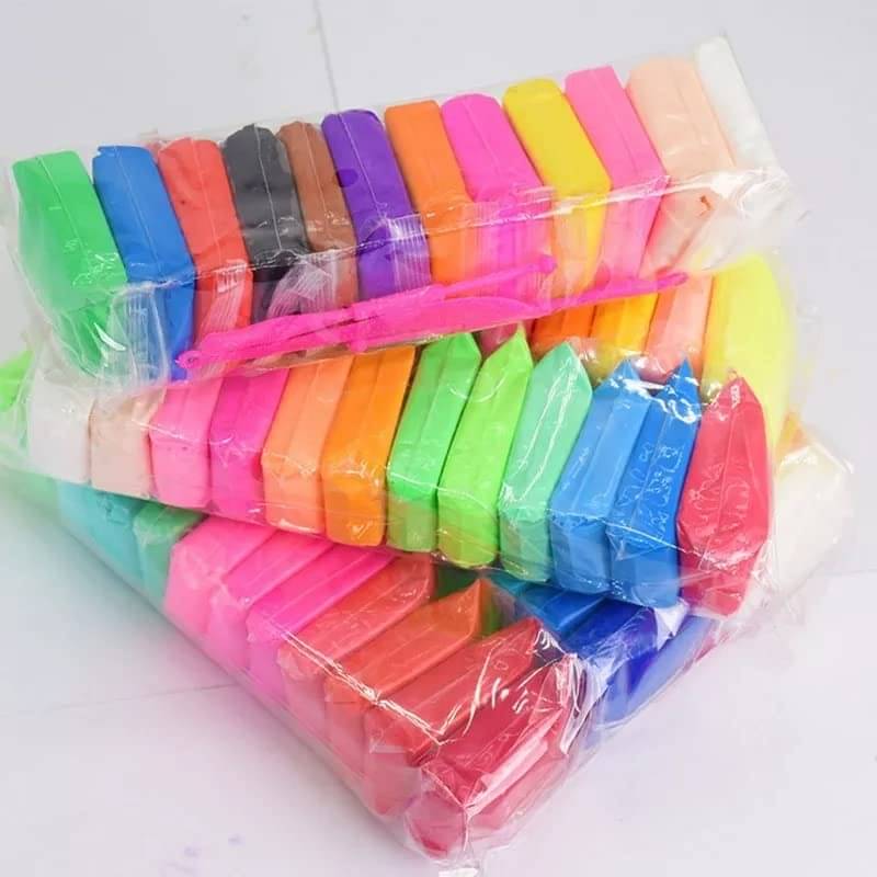     			Freedy (Pack of 12) Air Dry Clay, Colorful Children Soft Clay, Creative Art Crafts, Gifts for Kids-Multi Color. Non-Toxic Modeling Magic Fluffy Foam Bouncing Clay Putty Kit for Kids with Tools