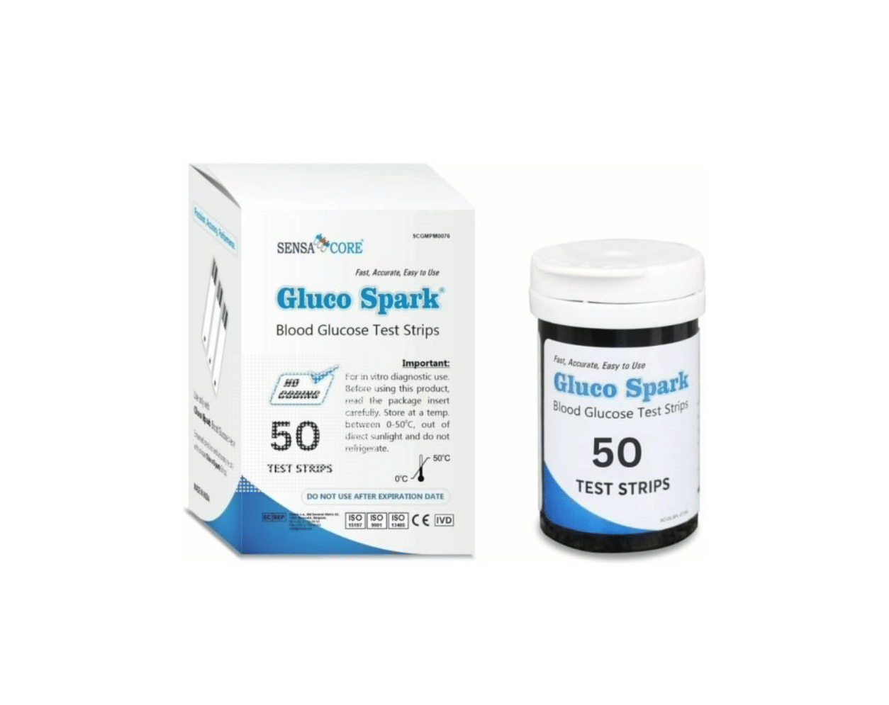 GLUCO SPARK Spark-50 50 Test Strips