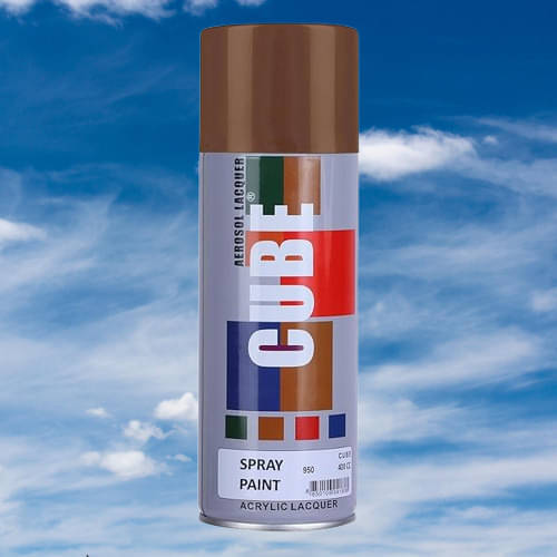 Golden Fox Cube Brown Spray Paint Brown Spray Paint 400 ml (Pack of 1)     			Golden Fox Cube Brown Spray Paint Brown Spray Paint 400 ml (Pack of 1)