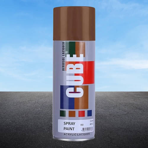     			Golden Fox Cube Brown Spray Paint Brown Spray Paint 400 ml (Pack of 1)