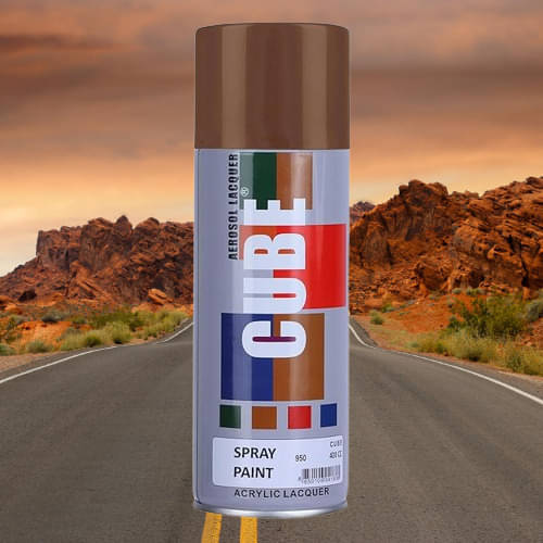 Golden Fox Cube Brown Spray Paint Brown Spray Paint 400 ml (Pack of 1)     			Golden Fox Cube Brown Spray Paint Brown Spray Paint 400 ml (Pack of 1)