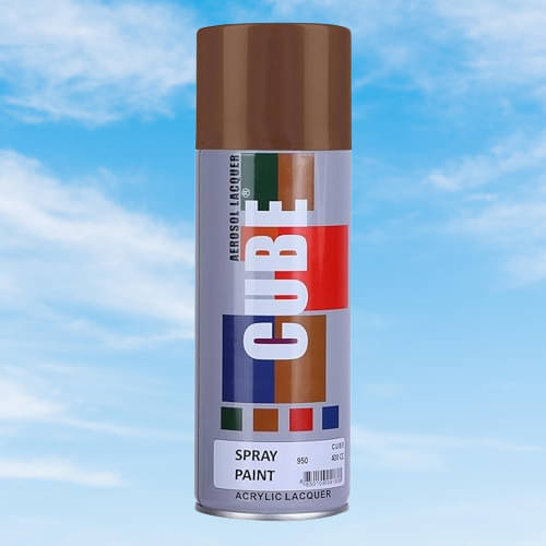     			Golden Fox Cube Brown Spray Paint Brown Spray Paint 400 ml (Pack of 1)