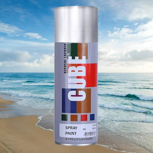     			Golden Fox Cube Chrome Spray Paint Multicolor Spray Paint 400 ml (Pack of 1)