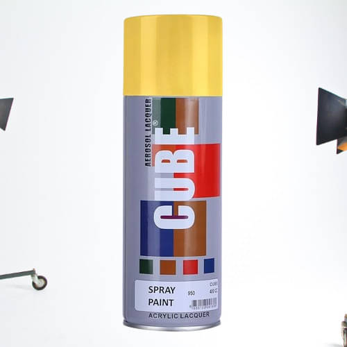     			Golden Fox Cube Gold Spray Paint | 400 mL | For Metal, Plastic, Wood, Car & Bike Gold Spray Paint 400 ml (Pack of 1)