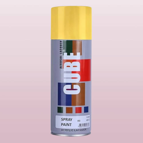     			Golden Fox Cube Gold Spray Paint | 400 mL | For Metal, Plastic, Wood, Car & Bike Gold Spray Paint 400 ml (Pack of 1)