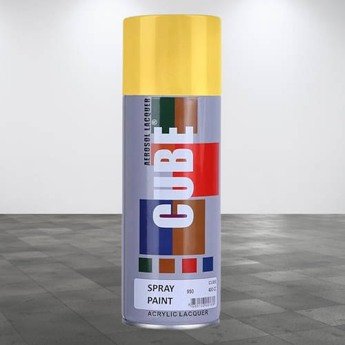     			Golden Fox Cube Gold Spray Paint | 400 mL | For Metal, Plastic, Wood, Car & Bike Gold Spray Paint 400 ml (Pack of 1)