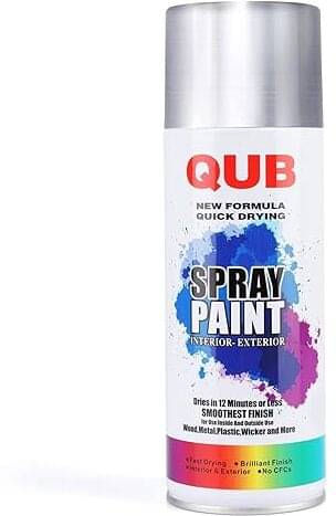 Golden Fox SILVER SPRAY PAINT Silver Spray Paint 400 ml (Pack of 1) Golden Fox SILVER SPRAY PAINT Silver Spray Paint 400 ml (Pack of 1)