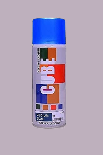    			Golden Fox cube Aerosol Spray Paint 400ml for Multipurpose use Blue Spray Paint 400 ml (Pack of 1)